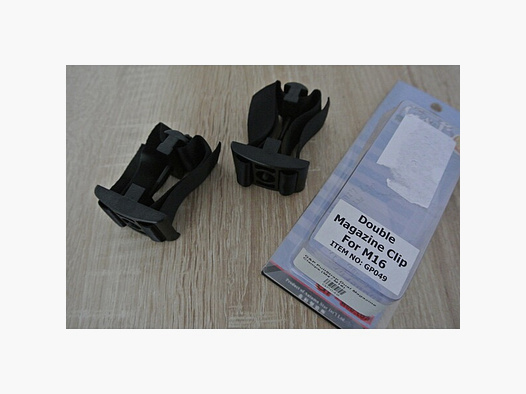 G&P Doppel Magazin Clip M16 GP049 Airsoft Softair Gotcha Schnellziehhilfe