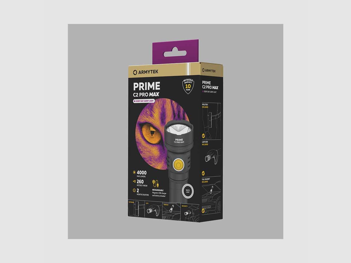 ARMYTEK PRIME C2 PRO MAX WHITE, Bild 4 von 10