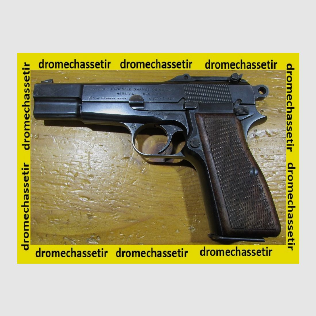 Semi-automatisch pistool Browning GP35, kal. 9×19 Luger in zeer goede staat, afbeelding 1 van 2