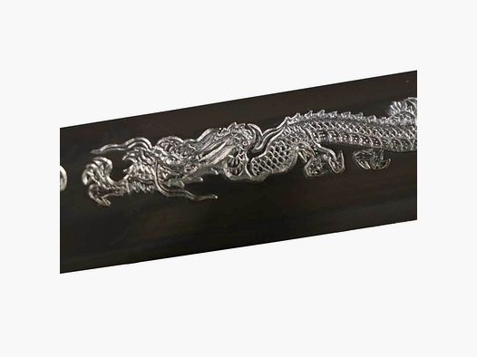 Tenryu Katana Blade with Engraved Dragon