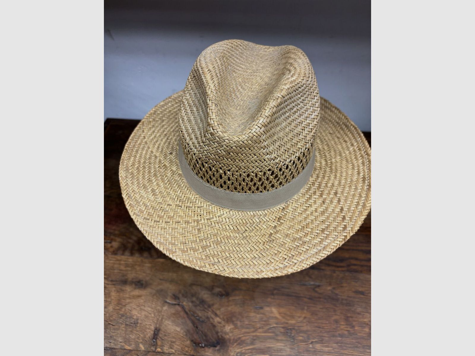 Sombrero de paja Faustmann