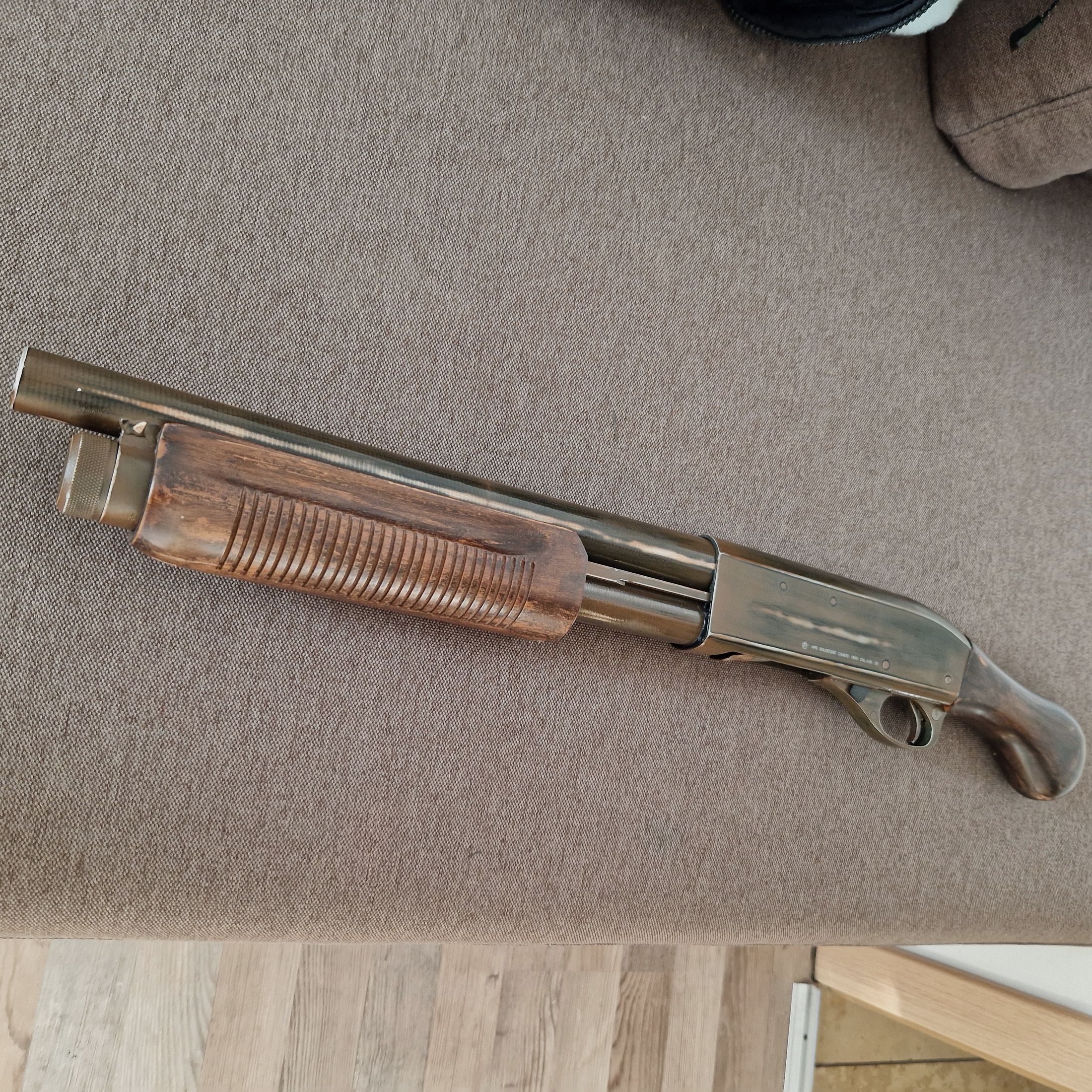 R.A.M CAM870-DB Devil Battle Worn Edition Pump mit F Kennzeichnung 2020gun cal. 0.68