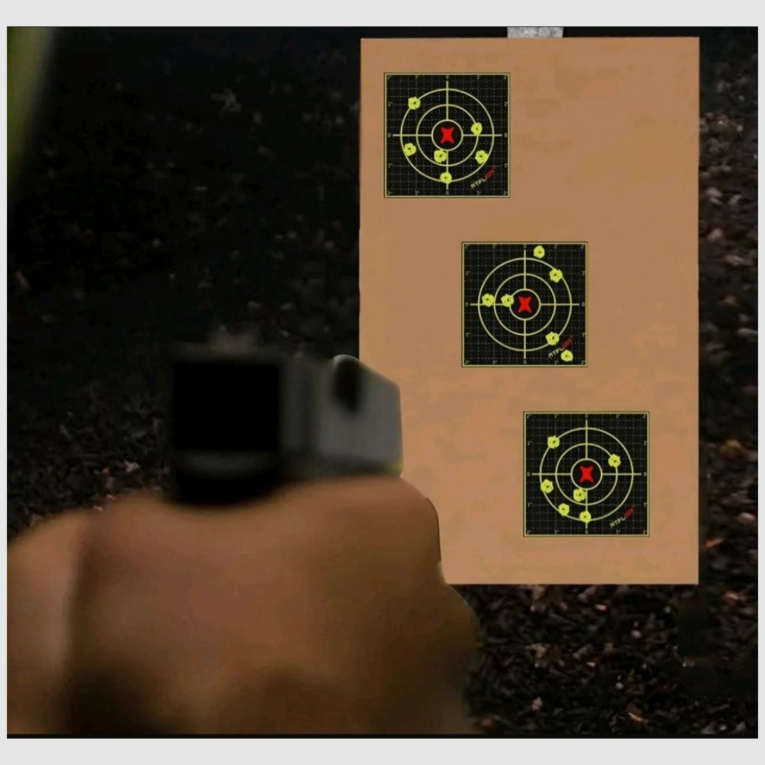 Zielscheiben Spaltter 10,2cm×10,2cm für Luftgewehr /Luftpistole 