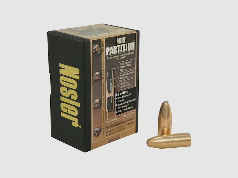 Nosler Bullet Partition .458/.458 500GR PPT 25 pieces