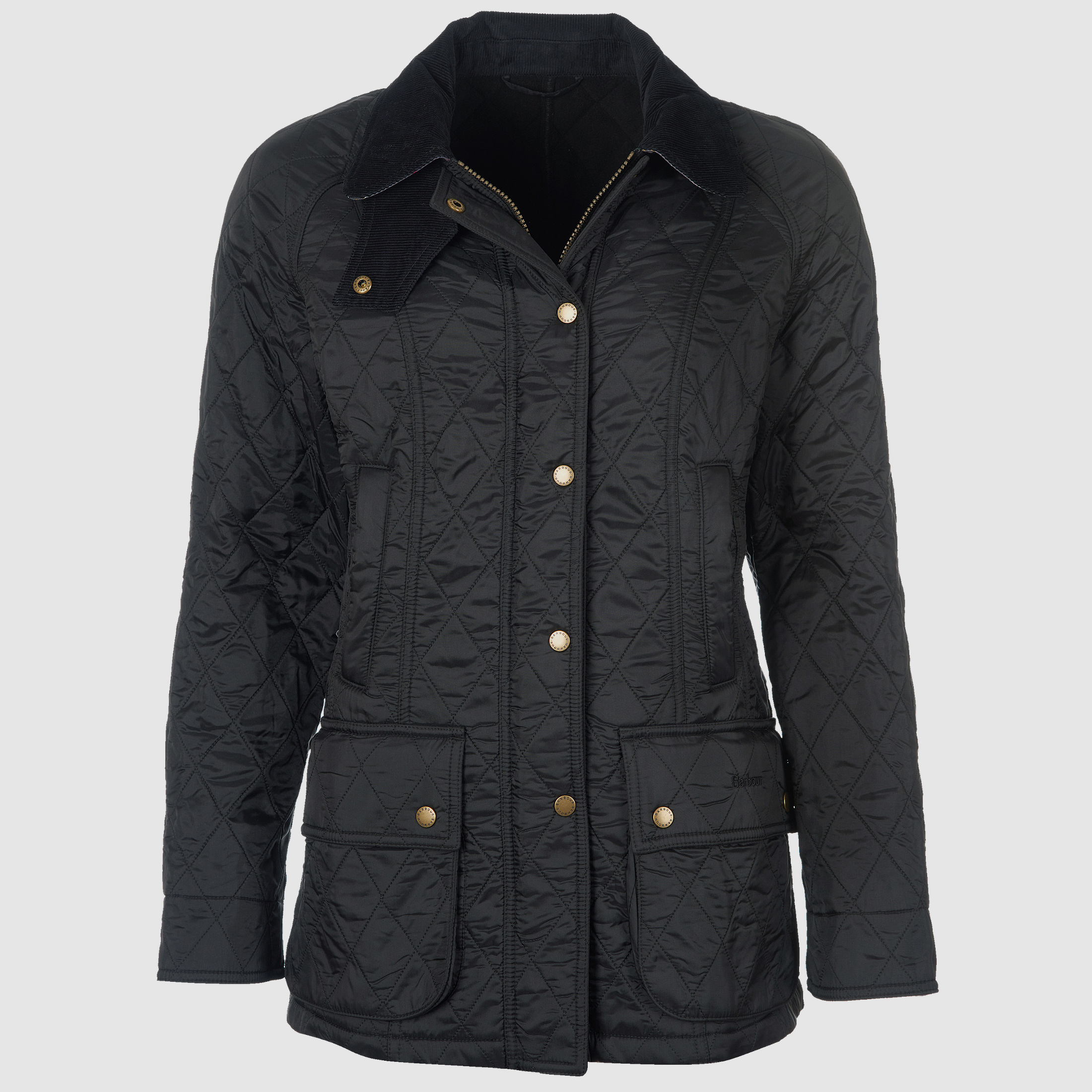 Barbour Beadnell Polarquilt Zwart Dames 14