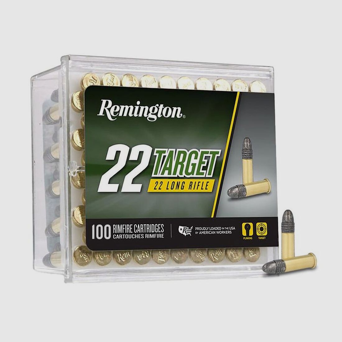 Cartouche Remington .22lr, RN 40gr Target VE100
