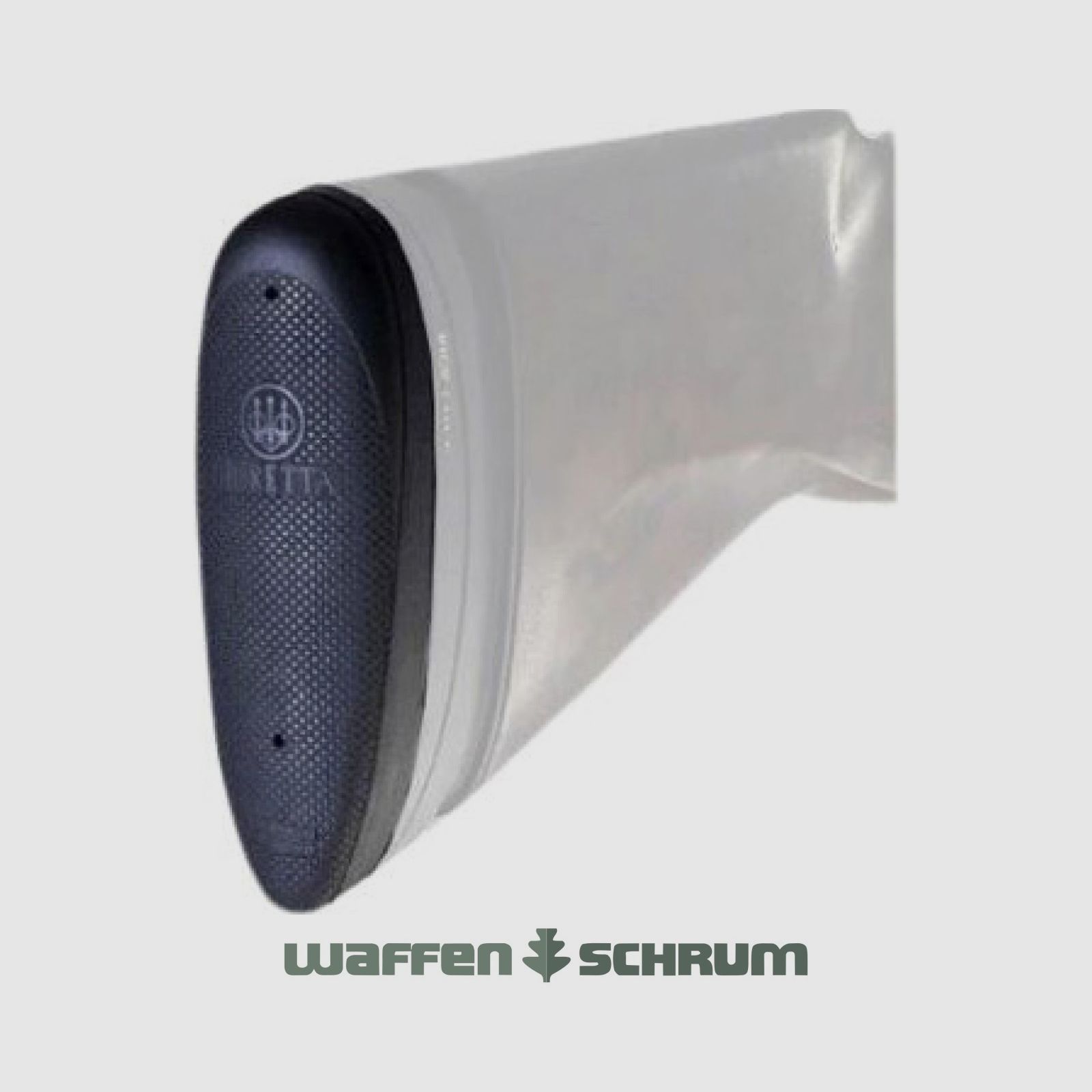 Beretta Schaftkappe MicroCore Trap Skeet für Kal.12 Trap-Flinte m. gerad. Schaftab.(13,6cm)