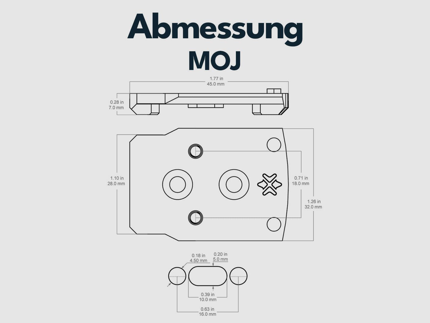 Vector Optics VAS Footprint Adapter – MOJ (SCRA-MOJ1)