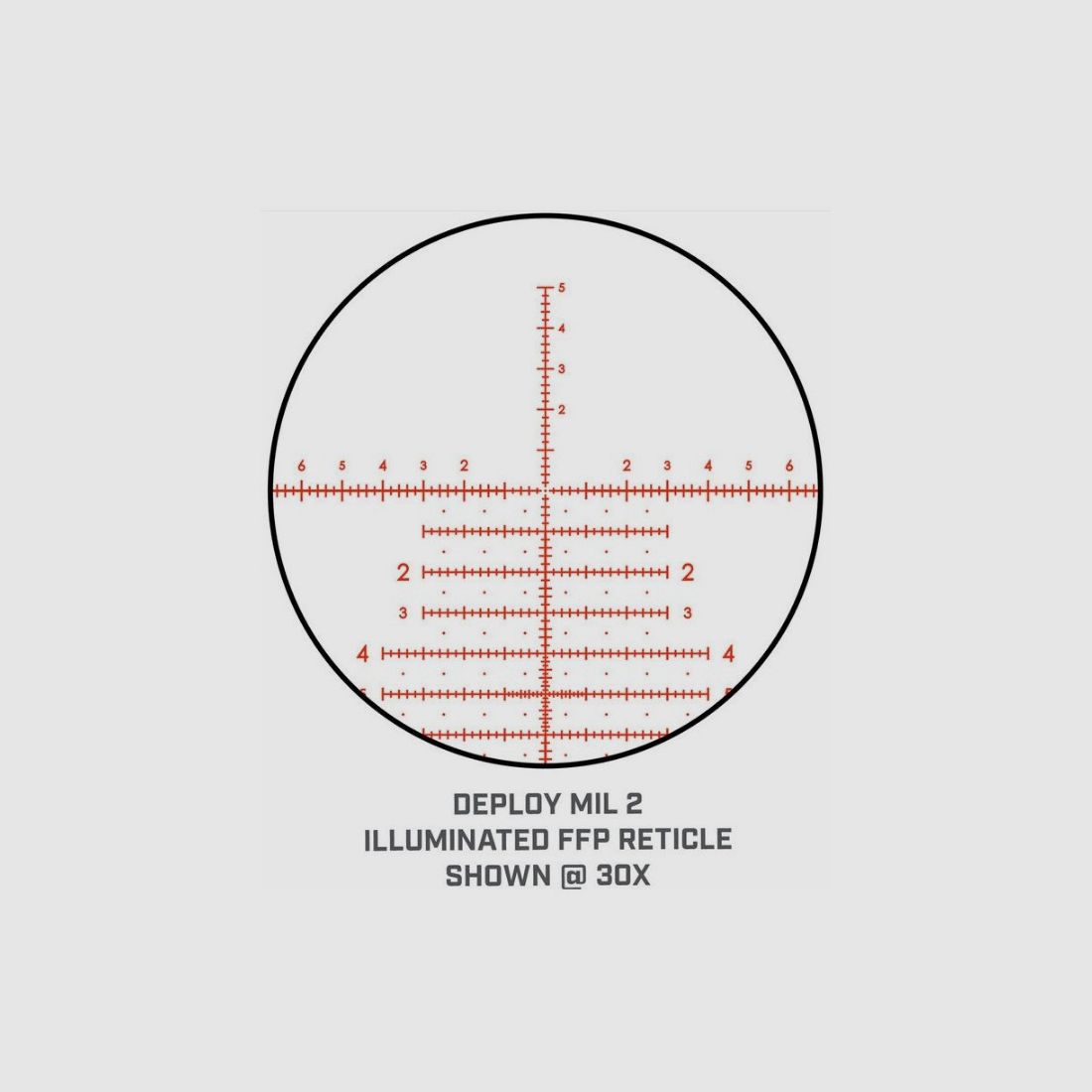 Lunette BUSHNELL MATCH PRO ED 5-30x56 Side Focus Deploy MIL 2 FFP illuminée., image 15 sur 15
