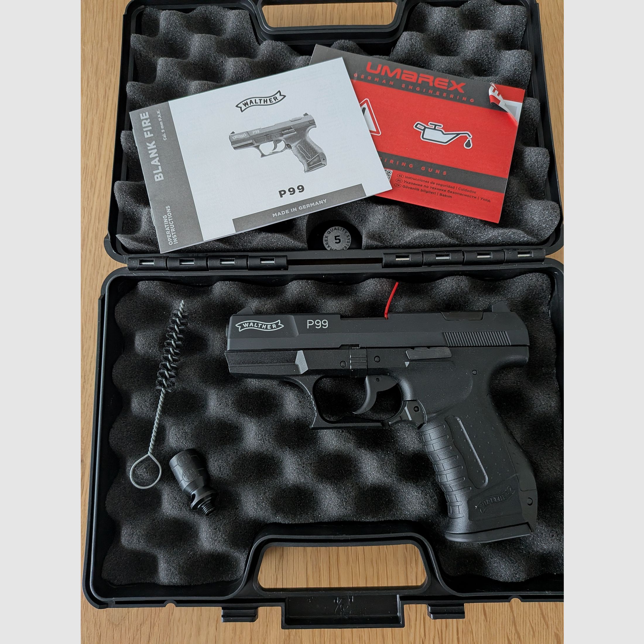 Walther P99 Cal. 9mm P.A.K ++ NEU++ Pistolet d'alarme P 99