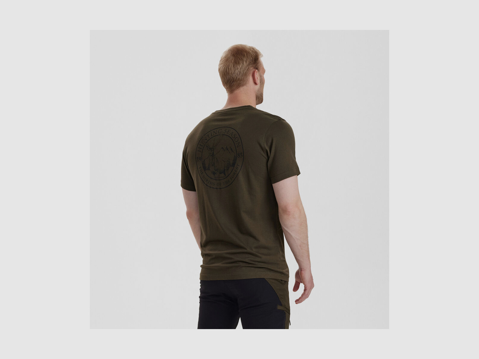 DEERHUNTER Easton T-shirt Oliv