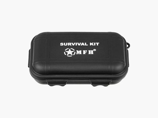 MFH MFH Survivalkit Überlebensset klein 22-teilig schwarz