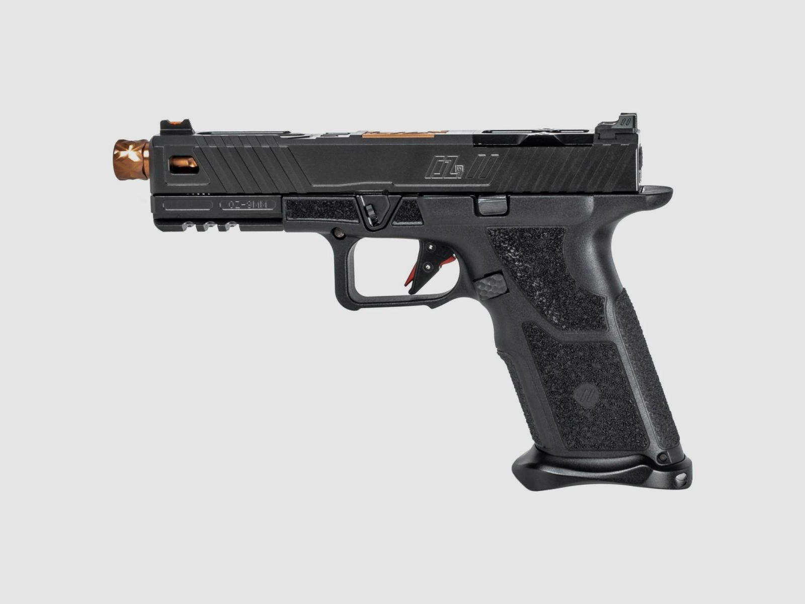 ZEV OZ9 Elite Standard Pistole 9mm Luger, mit Mündungsgewinde