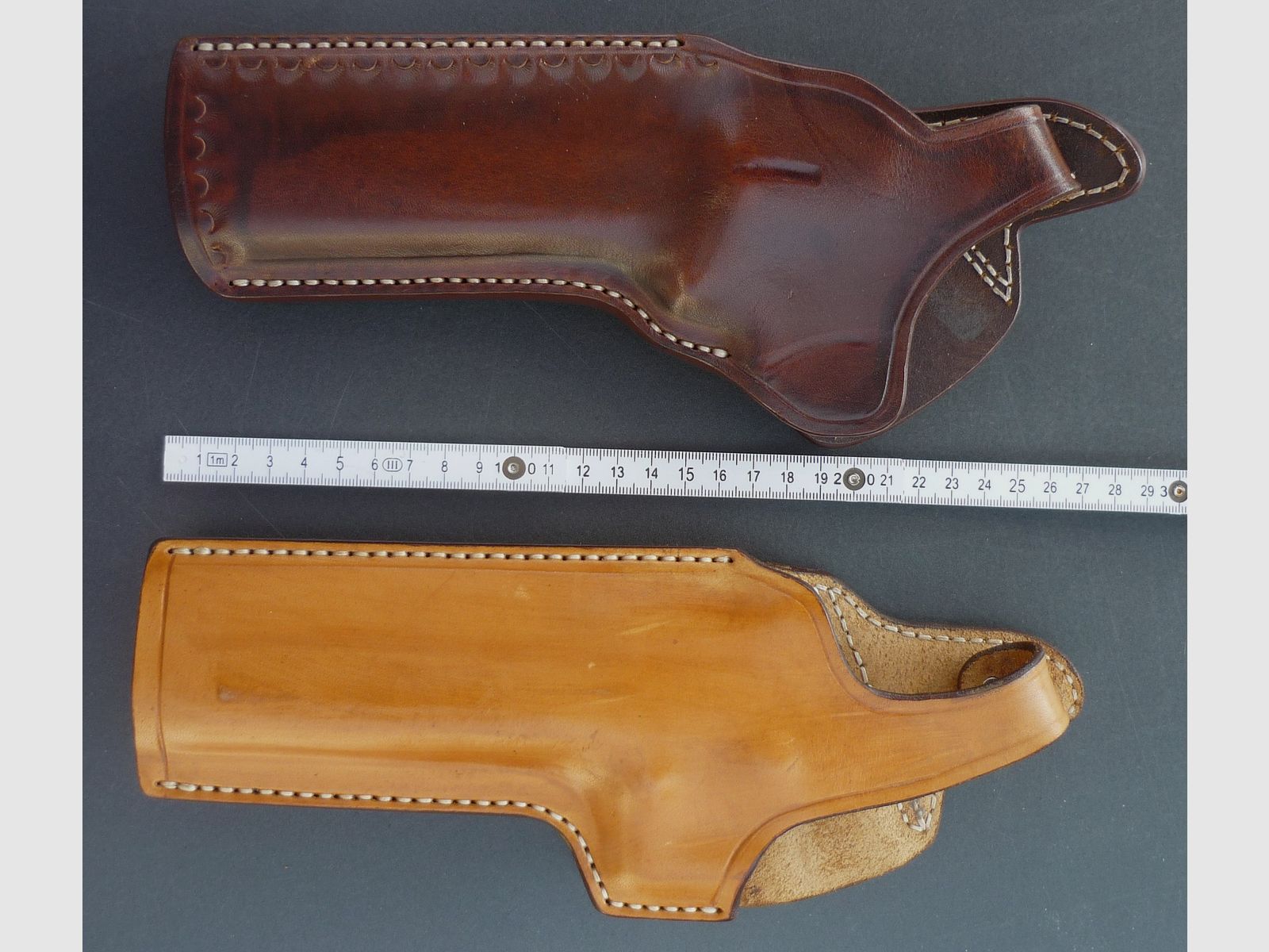 HKDesign Holster Art. Nr. 003 mit Teflon Kornschiene und Snapverschluß  für:   S&W 686  6" Appel  oder Desert Eagle  -   für Linkshänder