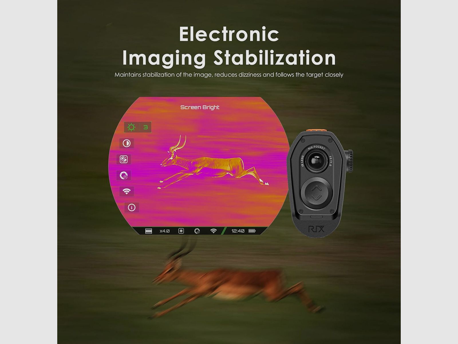 Rix Optics Pocket K2 Monokular termowizyjny, zdjęcie 10 z 18