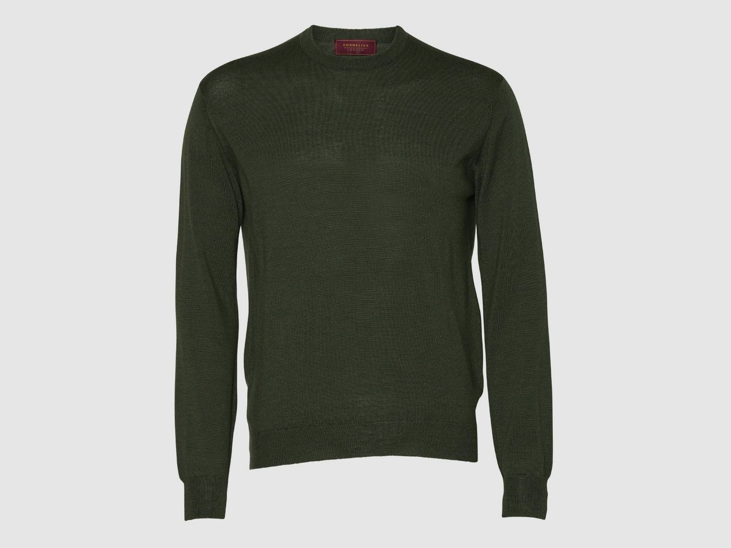 Merino Wool Crew Neck Sweater, billede 1 af 9