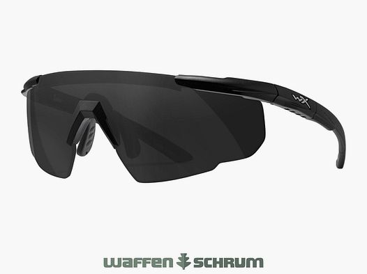 Wiley X Schießbrille Saber Advanced Glas: grau: matt schwarz