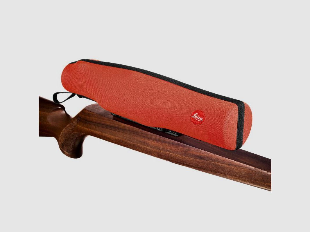 Leica Neopren Zielfernfohr Cover signalorange