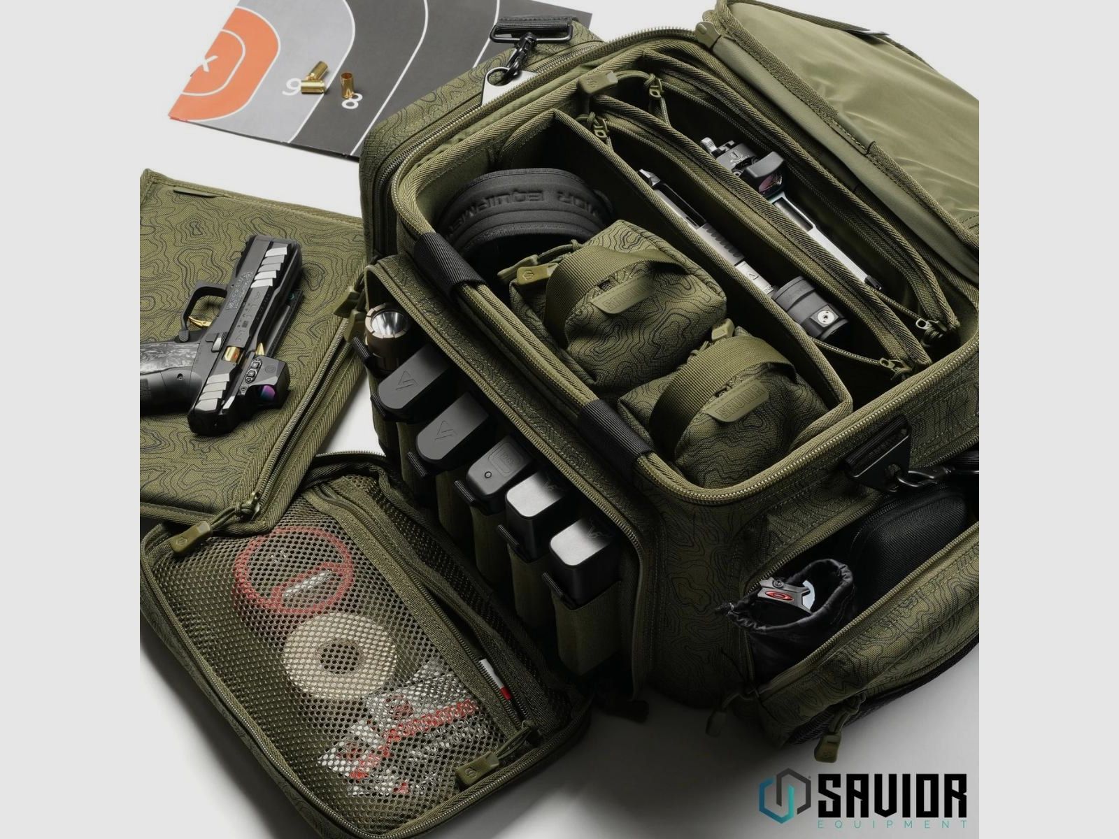 Savior - Range Bag Specialist - Tamography Green - RA-3GUN-WS-TAMOG, imagen 3 de 18