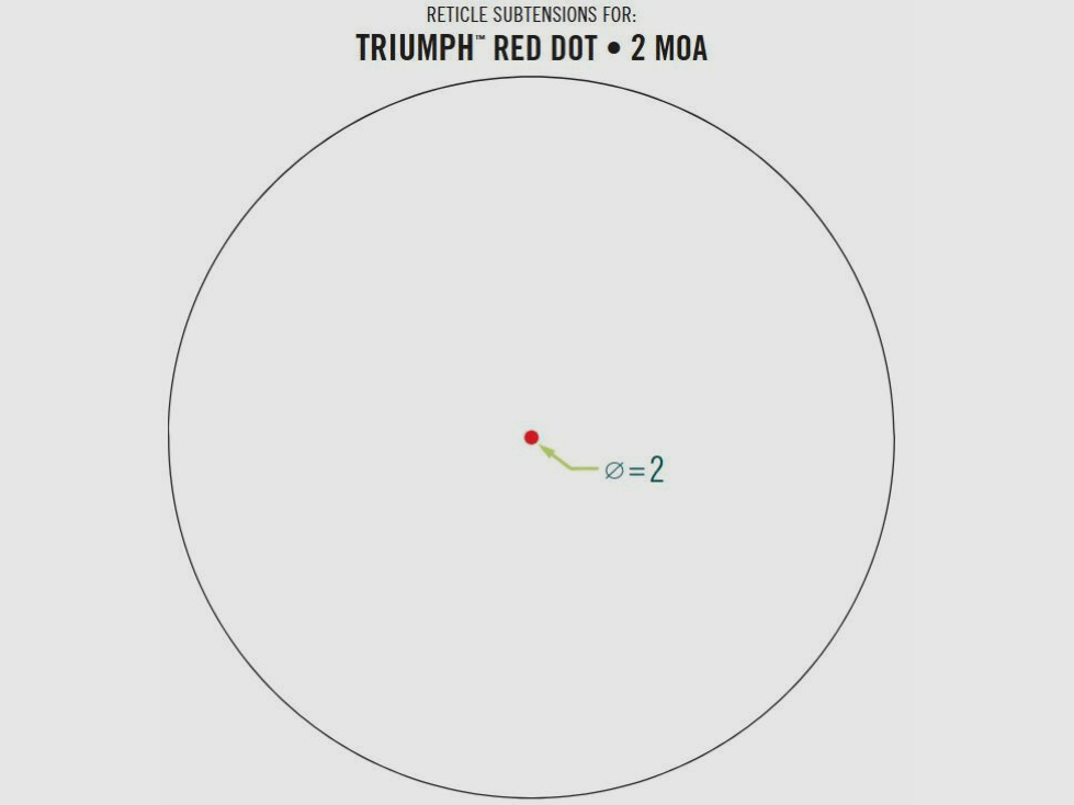 Vortex Triumph Red Dot 2MOA