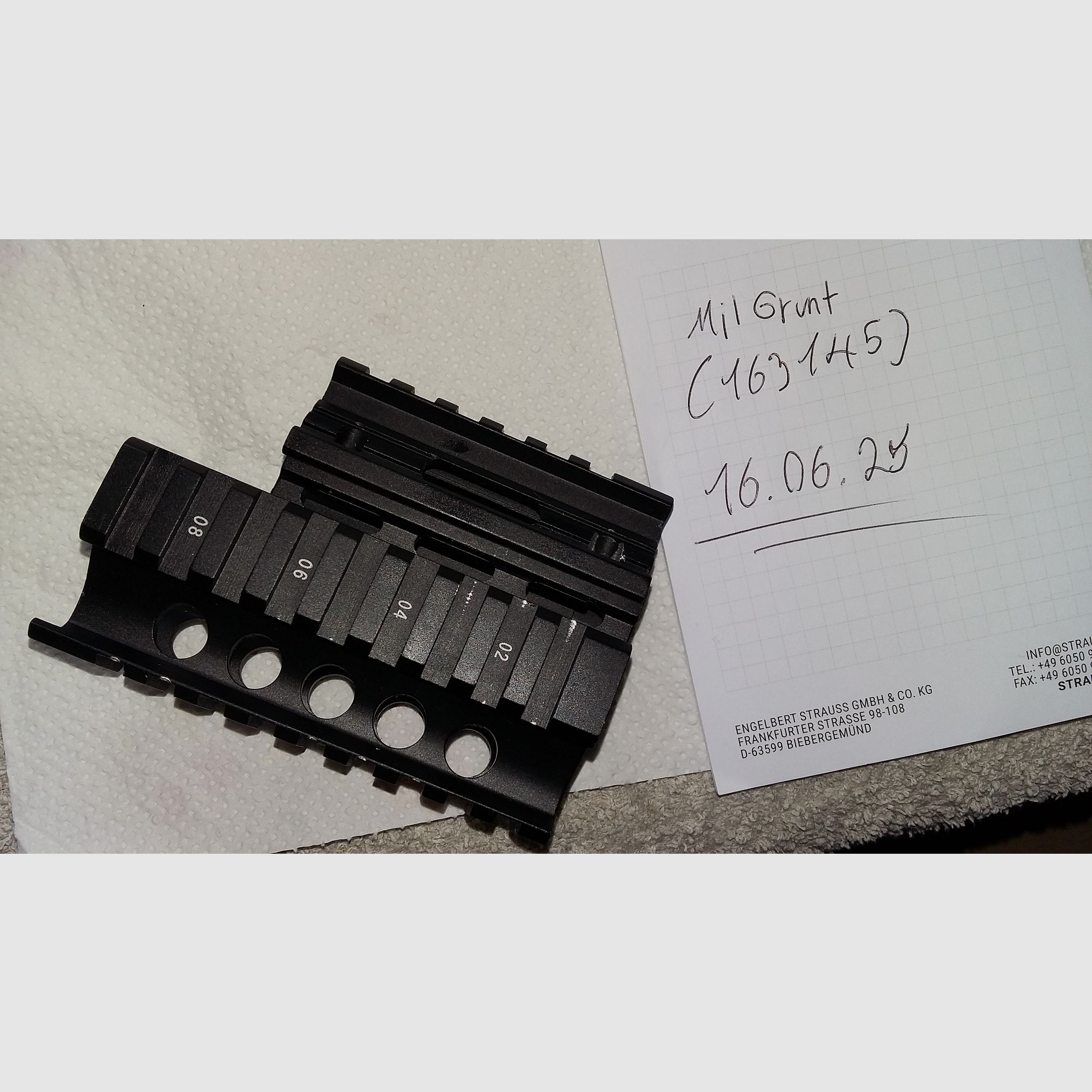 Vector Optics AKSU/Draco RIS Picatinny Handschutz, Quadrail