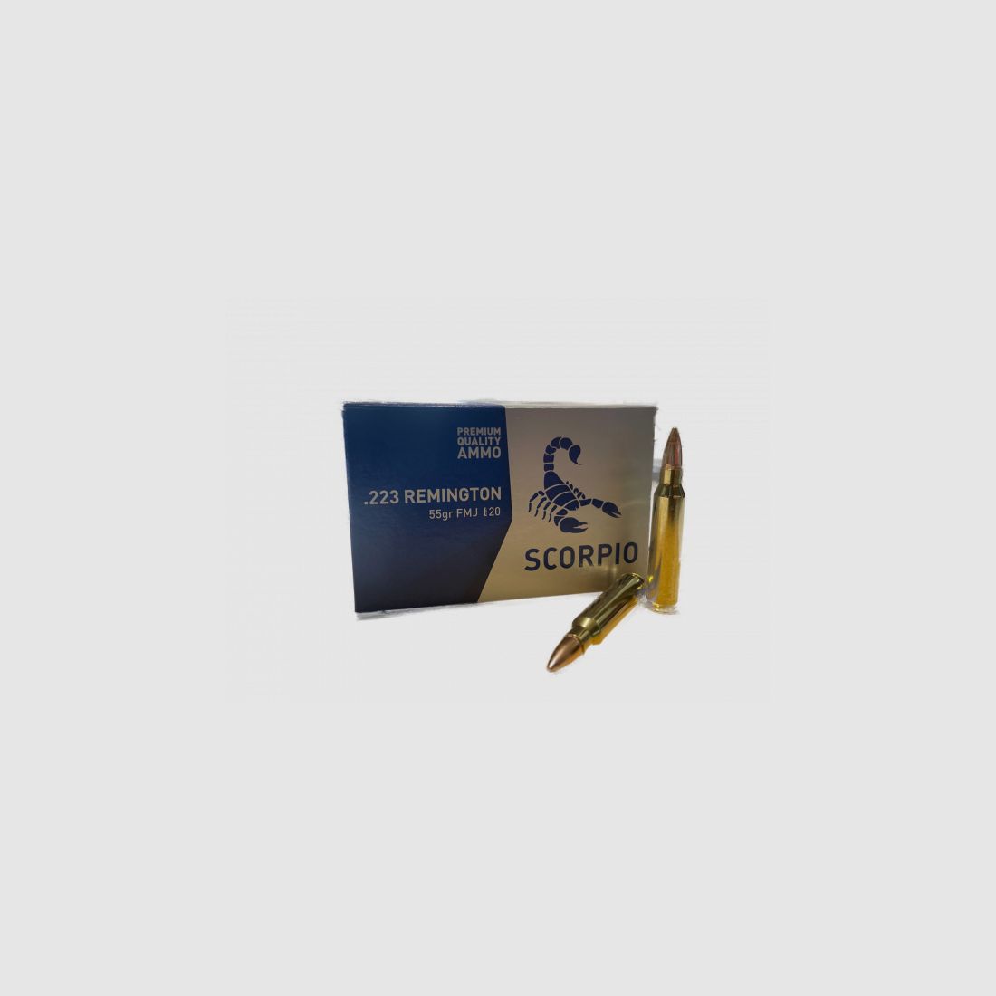 STV SCORPIO .223REM - FMJ 55GRS. - 20 PATRONEN