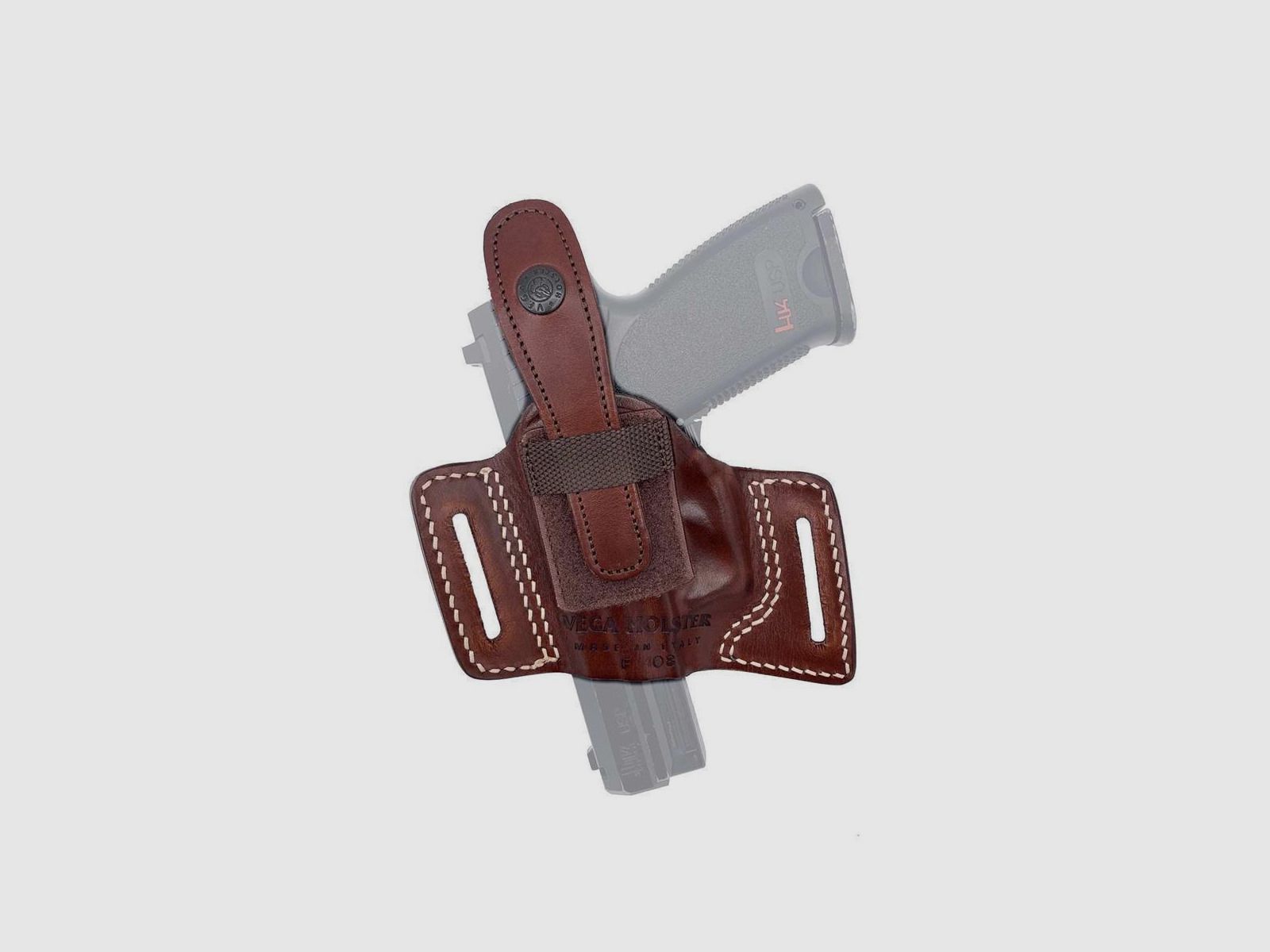 Gürtelholster mit offener Mündung & Sicherung Sig Sauer P228/229/P220/P225/P226/P250,Walther PPS/PK380, S&amp;W 39/59/6904-06/909/910/915,Beretta 8000/9000-Braun-Rechtshänder