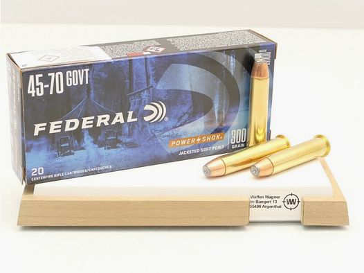 Federal Power Shok SP 19.4g/300grs à20 .45-70 Gov.