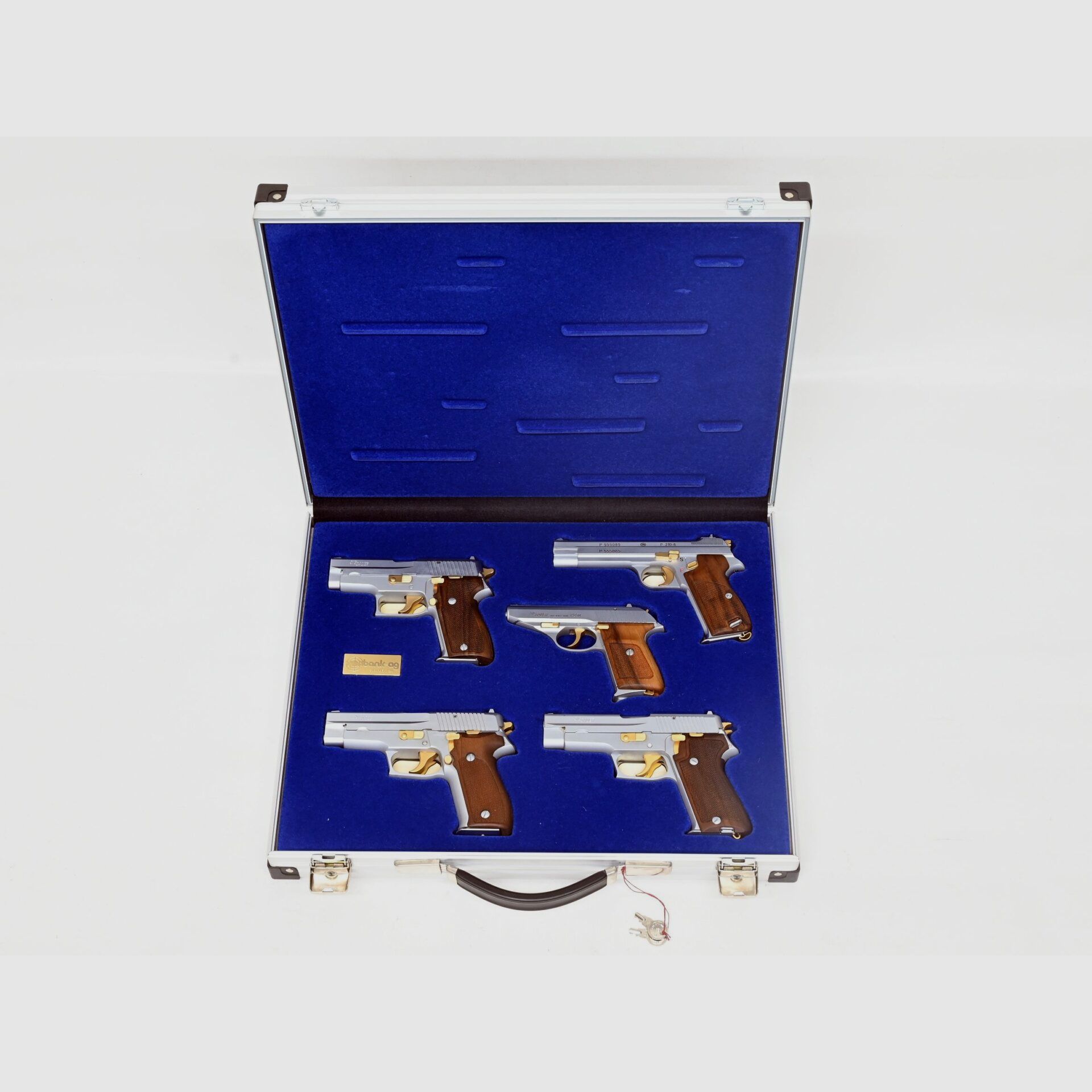 Von Bank Sammlung: 5x Pistolen SIG P210-6 / P220 / P225 / P226 / P230 im Konvolut, Bild 1 von 10