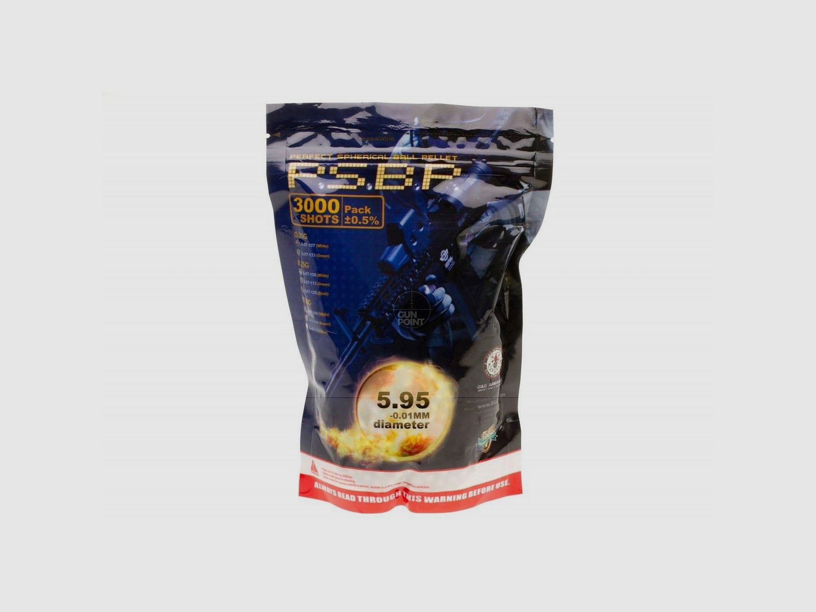 G&G 0.20g Perfect BBs 3000rds-Wei