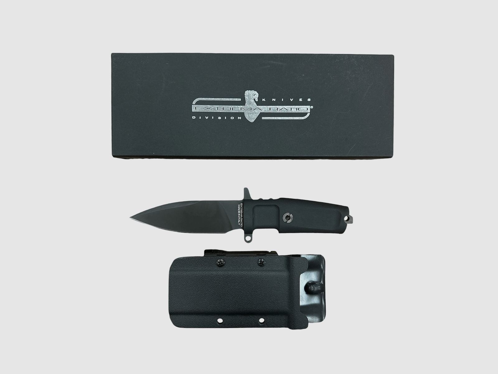 USED – KNIFE – EXTREMA RATIO – SHRAPNEL TESTUDO BLACK, image 2 of 2