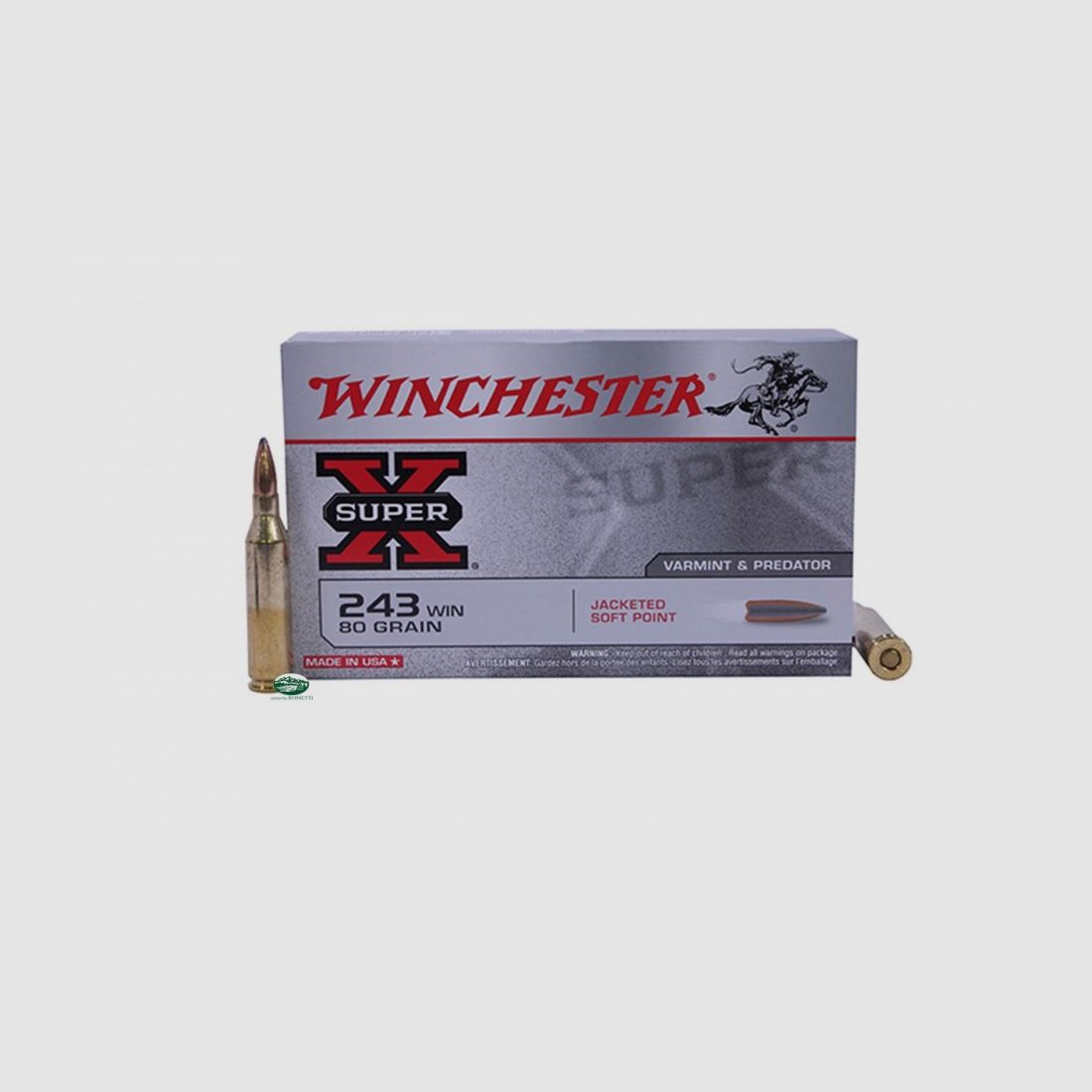 WINCHESTER Munition Kal. .243 Win Soft Point 80gr.