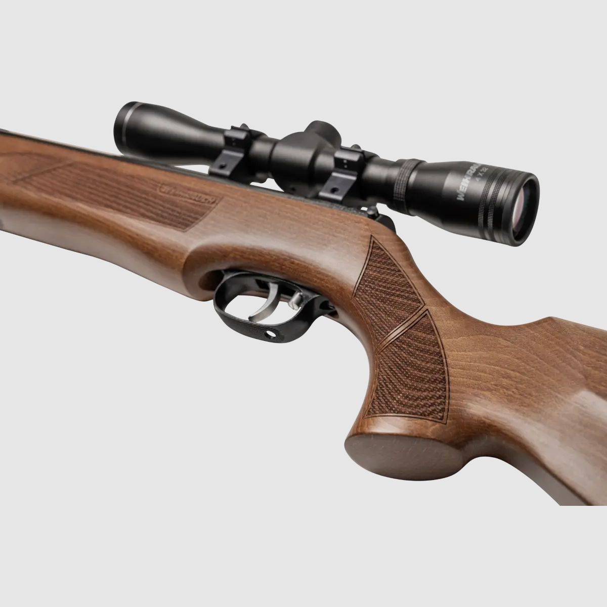 Weihrauch HW 35 Weitschussluftgewehr mit Schalldämpfer