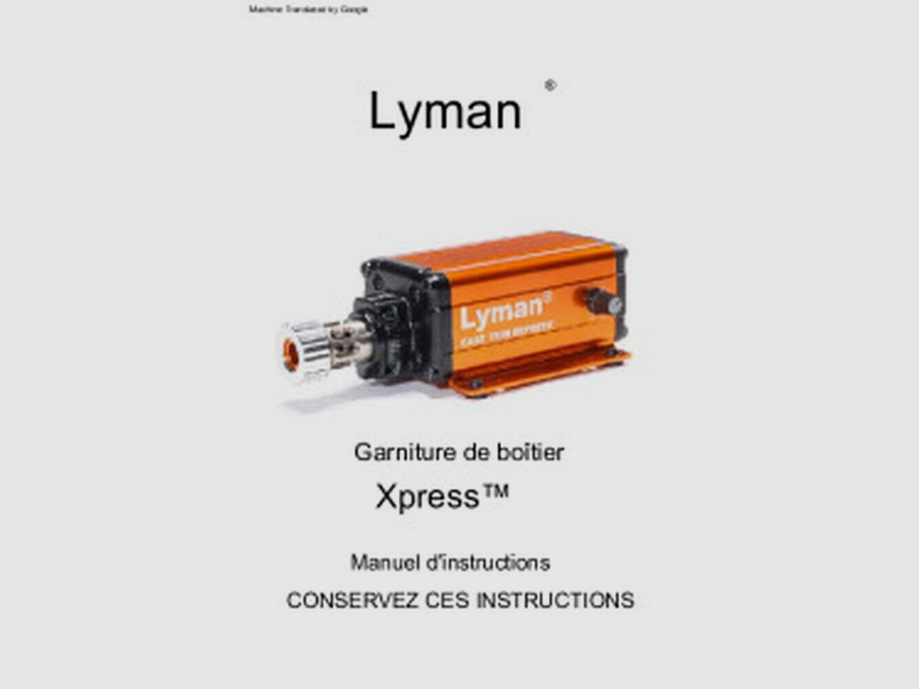 Lyman Hülsenlängenmessgerät Xpress 230V