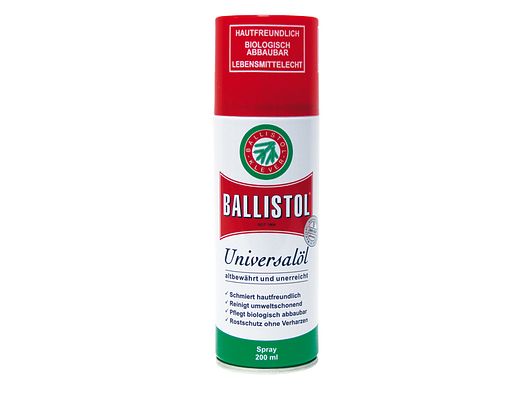 Ballistol Universalöl 200ml Spray #21700 | Waffenöl Waffen- Holz- und Lederpflege > verharzt NICHT