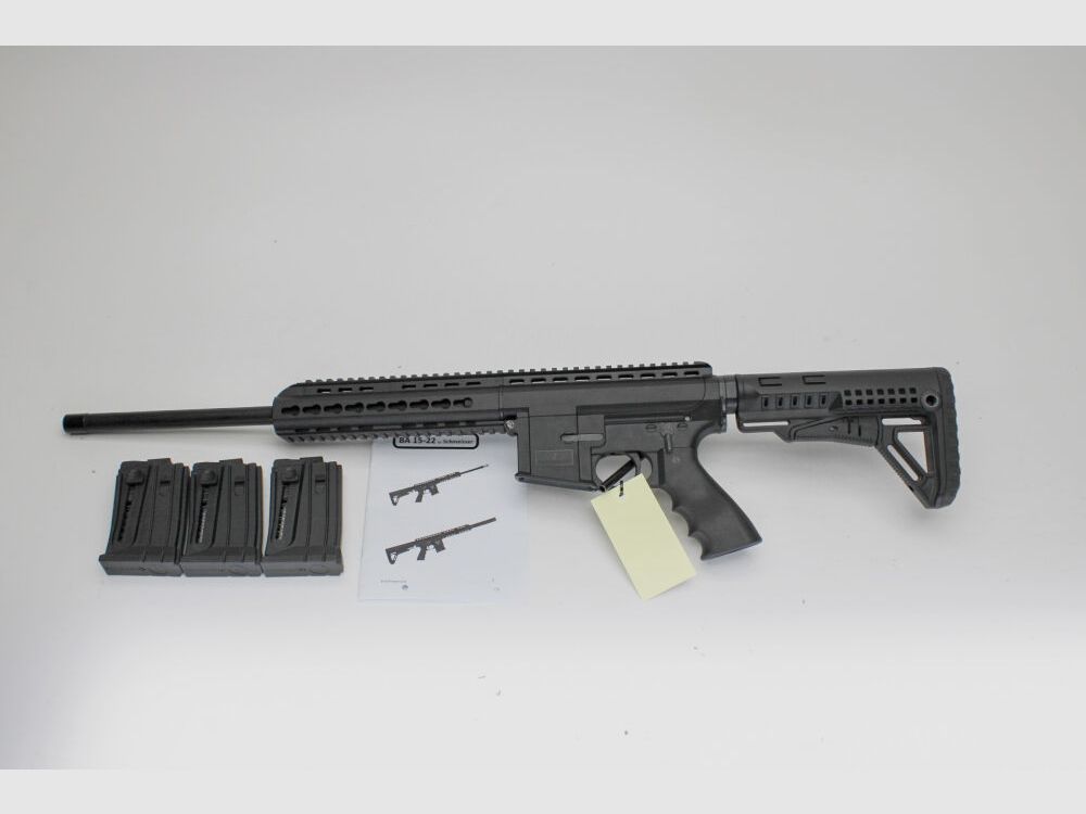 Rep. carabine Schmeisser BA15-22 cal. .22lr avec 3 chargeurs .22lr, image 1 sur 7