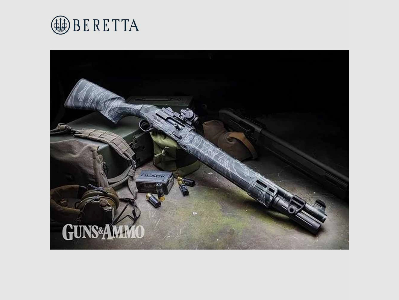BERETTA 1301 TACTICAL TIGER STRIPES Gen2 M-Lok LL 47cm MultiChoke 12/76