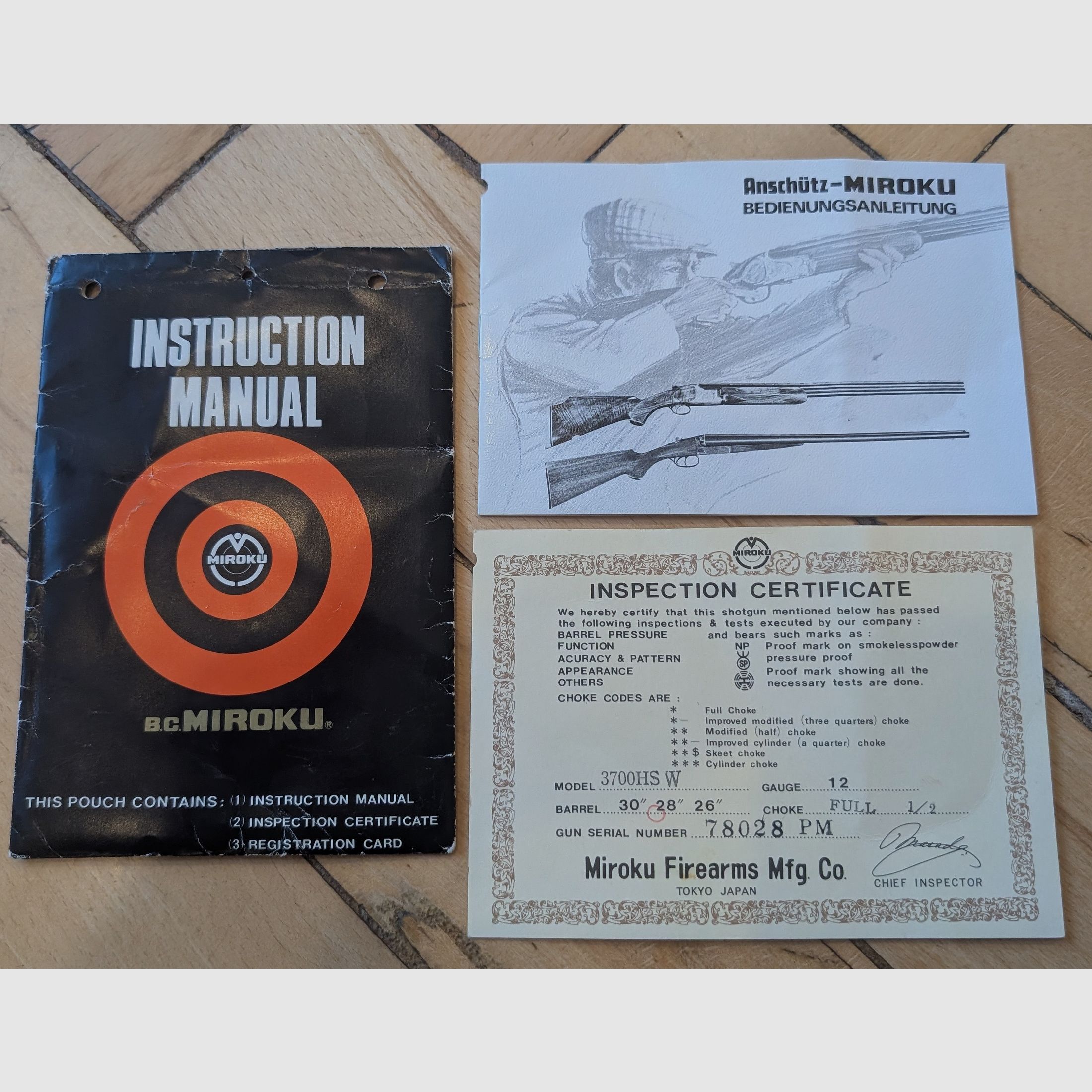 Anschütz Miroku Flinte 12/70