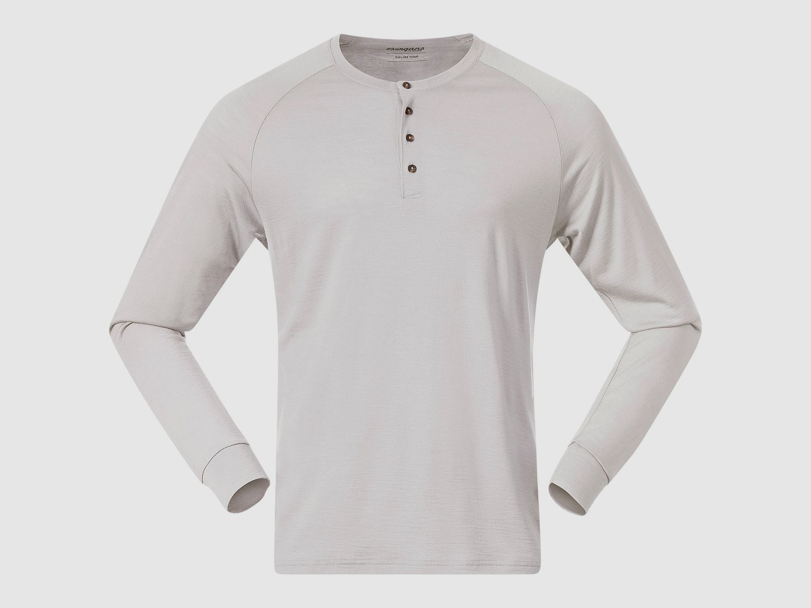 Bergans Lysebu Wool Henley Herren Vanille Weiß XXL