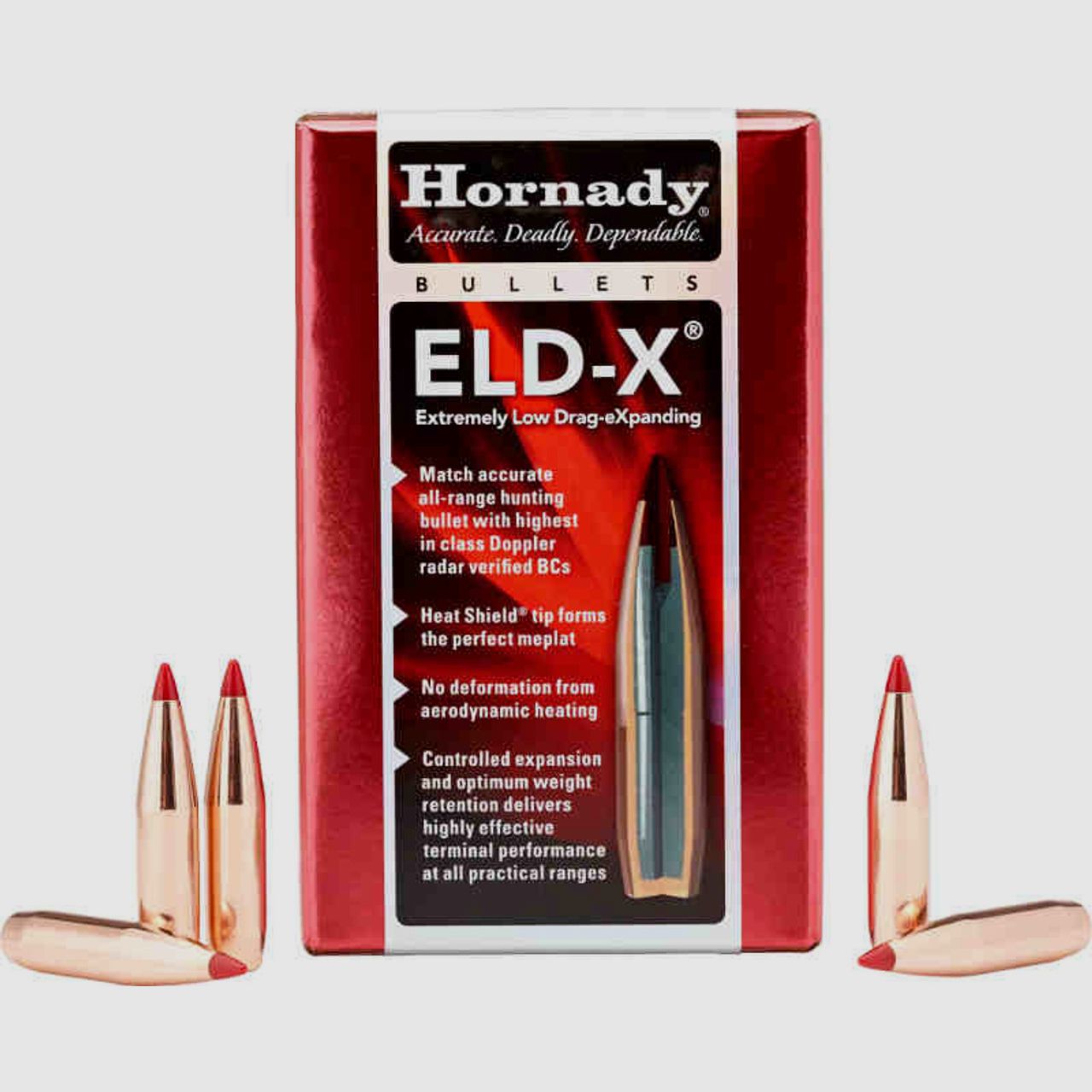 GESCHOSSE HORNADY 2635 ELD-X 264" 6,5mm 143gr