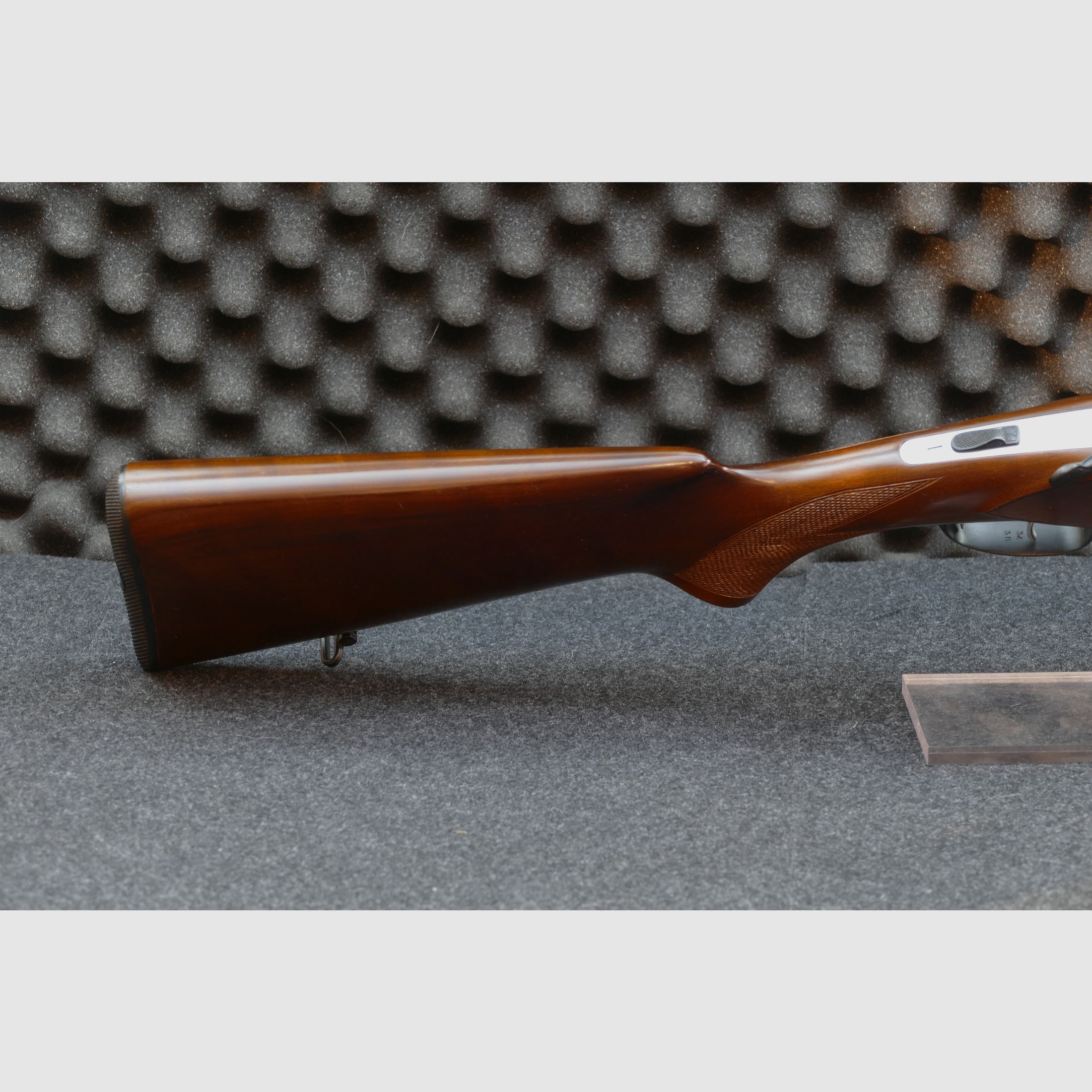 Luger – Bockdoppelflinte, Kal. 12/70, Stahlschrot bis 3,25mm