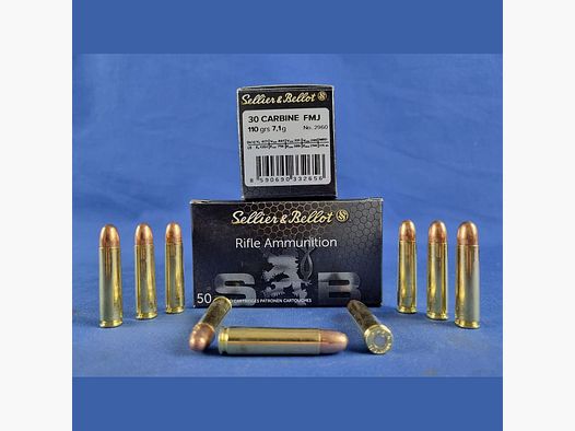 Sellier&Bellot .30 Carbine FMJ 7,1g/110grs