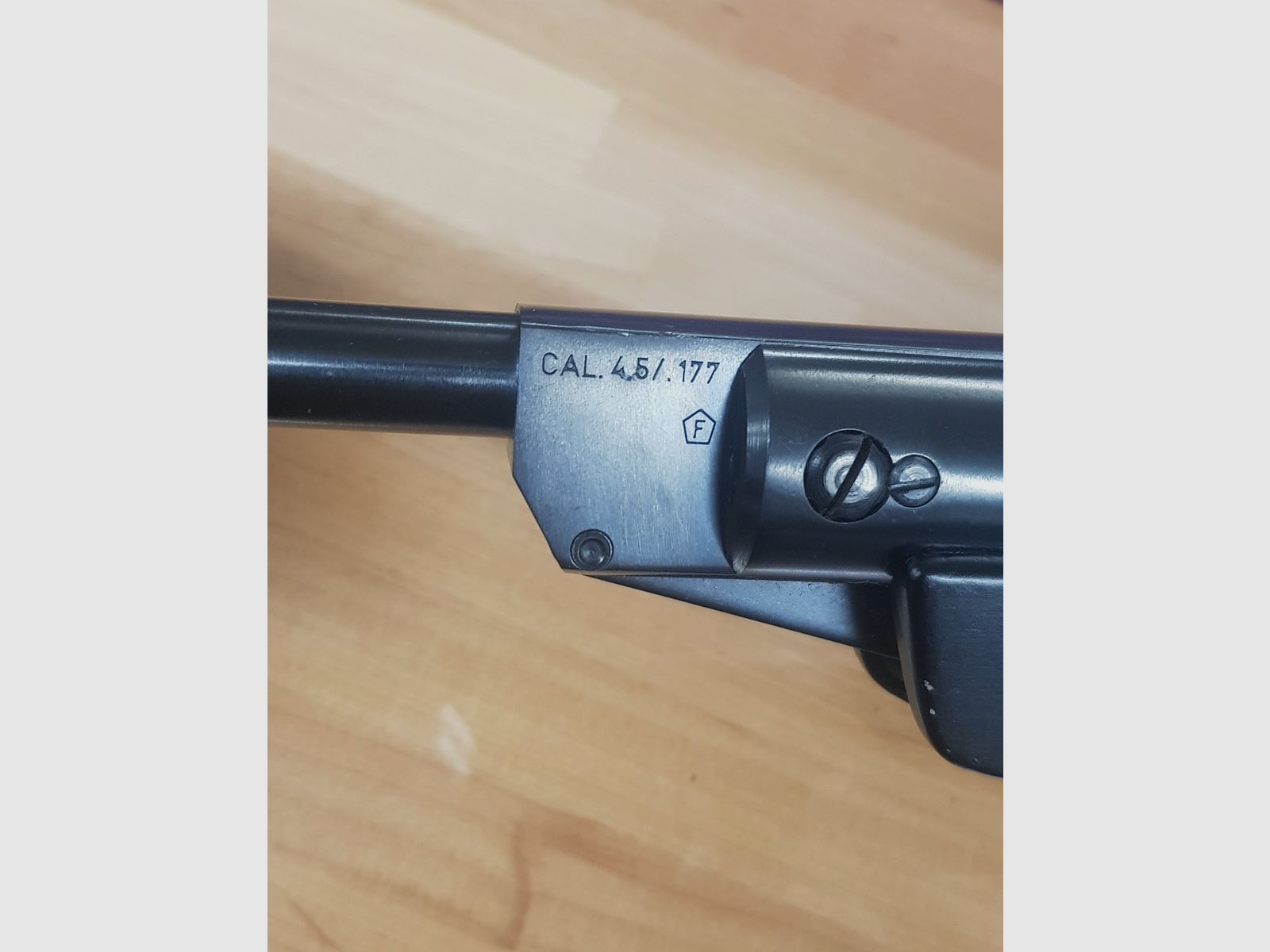 For collectors Diana air pistol model 5 G pistol cal. 4.5mm diabolo knicker