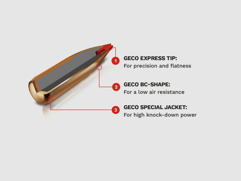 GECO Express .243 Win. TM 4,9g 76gr