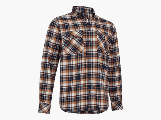Deerhunter Charles Shirt Men Brown Check 49/50
