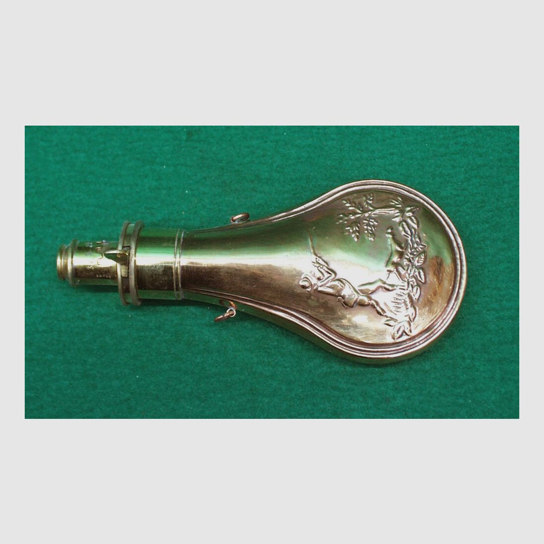 Indien	 Pulverflasche, Kupfer (Jäger)