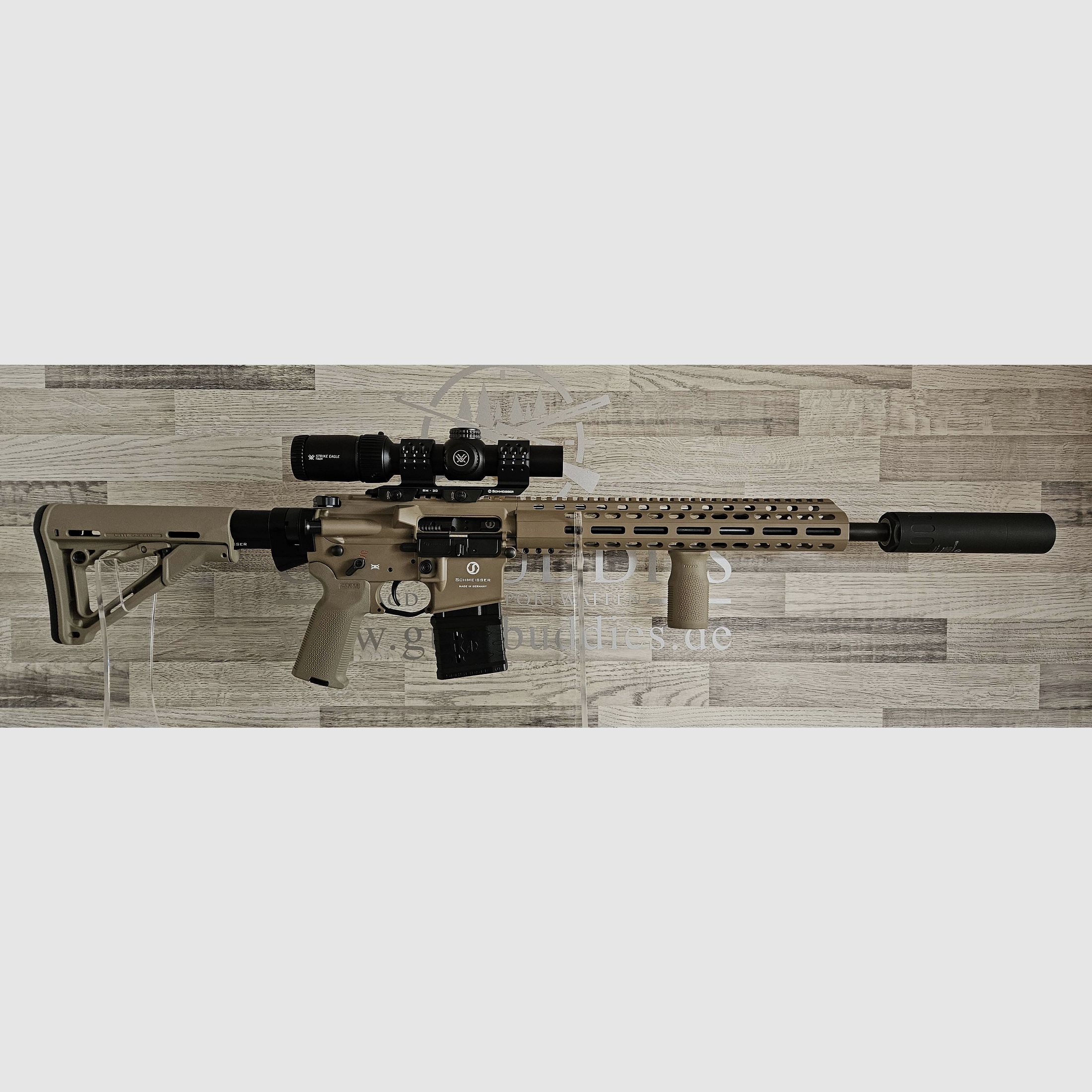 Schmeisser AR15 M4FL 14,5" FDE MAGPUL Kal. .223Rem - Compleetset - verzendkostenvrij - Nieuwe producten van de vakhandel