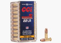 Munición CCI Velocitor – .22 LR – 40 grains – CPHP