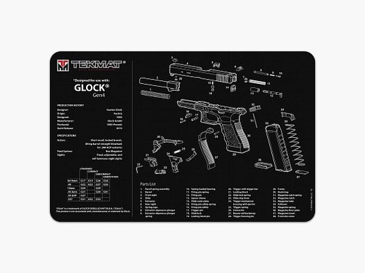 Onderleg Mat Glock Gen4