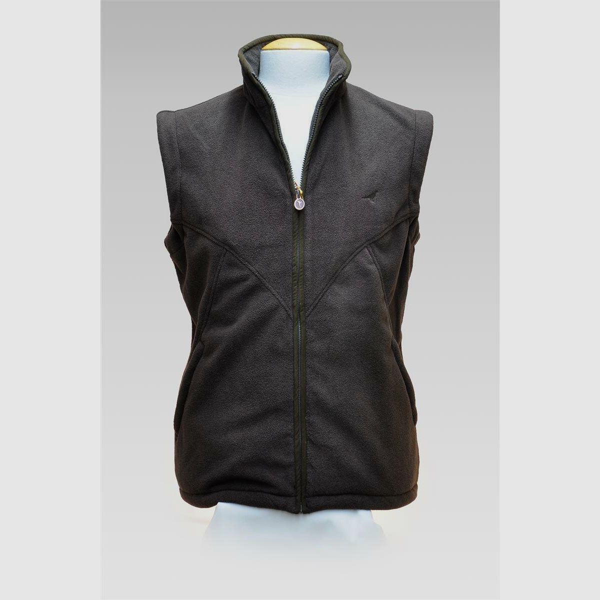Laksen Cape fleece vest brown XL braun